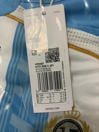 Camiseta Adidas x KITH x Messi Argentina Talla XL