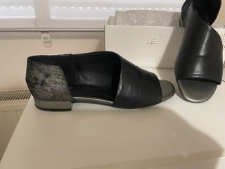 Geox Zapatos Mujer Negros y Plata