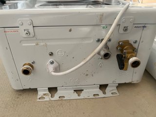 Calentador Gas Butano HERMES Blanco