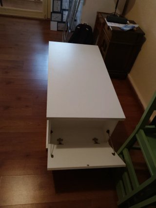Mesa de centro blanca