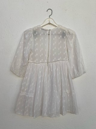 Vestido Corto Blanco Pull & Bear