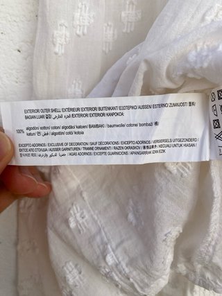 Vestido Corto Blanco Pull & Bear