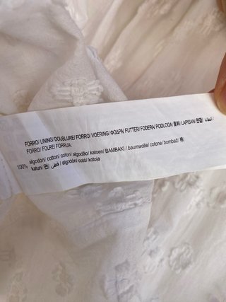 Vestido Corto Blanco Pull & Bear