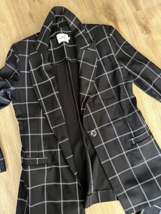 Traje de cuadros blazer y pantalón