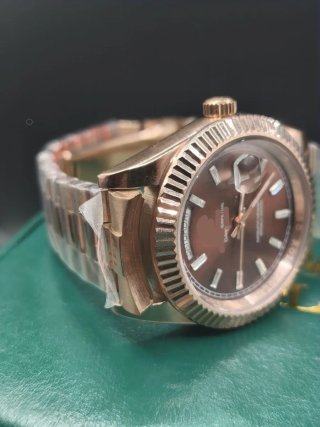 Reloj Day-Date 41mm Oro Rosa Chocolate