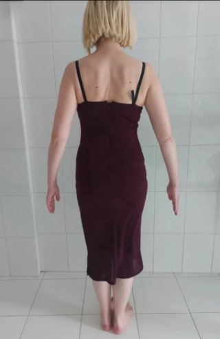 VESTIDO BURDEOS