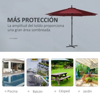 Sombrilla de Jardín Ø295 cm Excéntrica