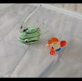Pesciolini in vetro di Murano