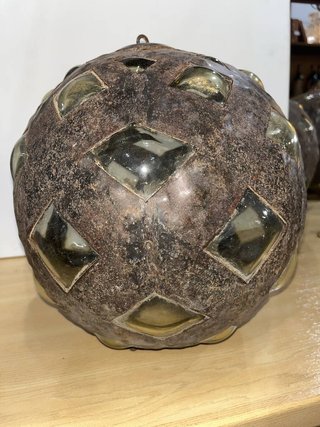 FAROLES DE FORJA Y CRISTAL