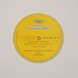 BRAHMS - 4 SINFONIAS - CLAUDIO ABBADO - VINILOS