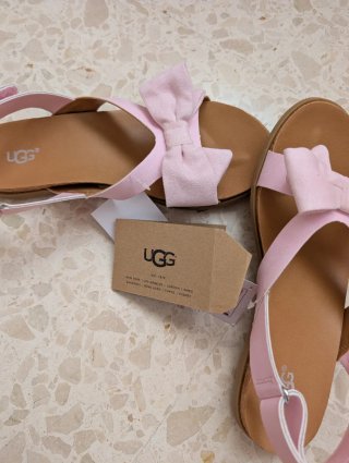 Sandali UGG K Fonda Bambina Taglia 35 Rosa