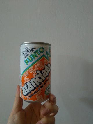 Lattina Weight Watchers Punto Aranciata anni 70 80