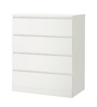 Cómoda MALM 4 cajones blanca IKEA