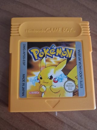 Pokemon Amarillo Edición Especial Pikachu Game Boy