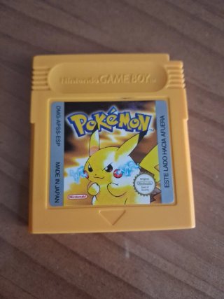 Pokemon Amarillo Edición Especial Pikachu Game Boy