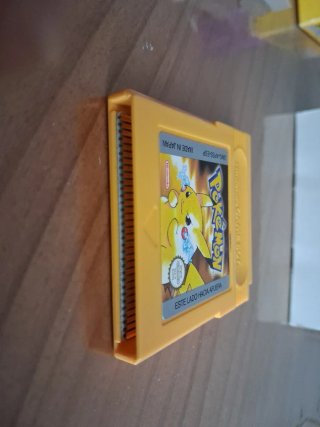 Pokemon Amarillo Edición Especial Pikachu Game Boy