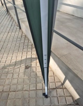 Carpa 3x3m Toldo Jardín/Camping Beige