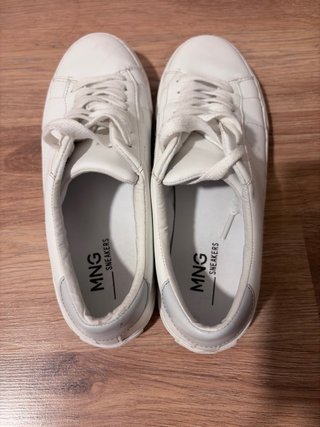 Zapatillas Mango Talla 37 Blancas