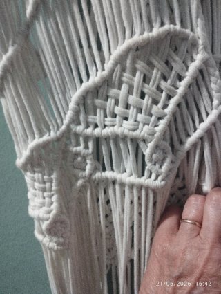 Chaleco de algodón estilo hippy