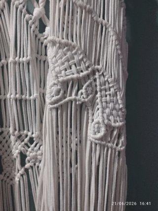 Chaleco de algodón estilo hippy
