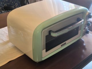 Fornetto elettrico ariete vintage verde Tiffany