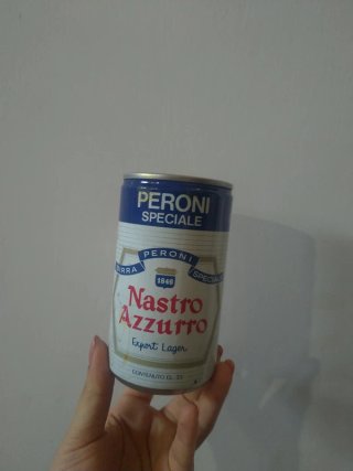 Lattina Peroni Nastro Azzurro  anni 70