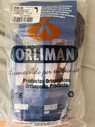 ORTESIS DE RODILLA REGULABLE CON BLOQUEO