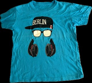 T-shirt 12 anni Berlin cotone azzurra