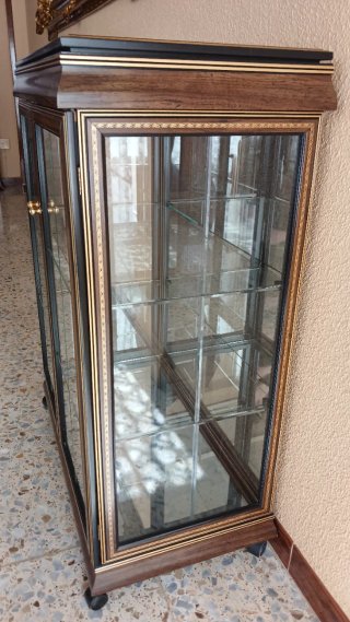 Vitrina Expositora Italiana Cristal Abatible
