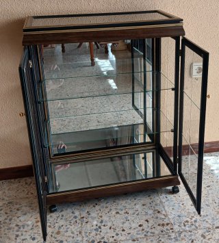Vitrina Expositora Italiana Cristal Abatible