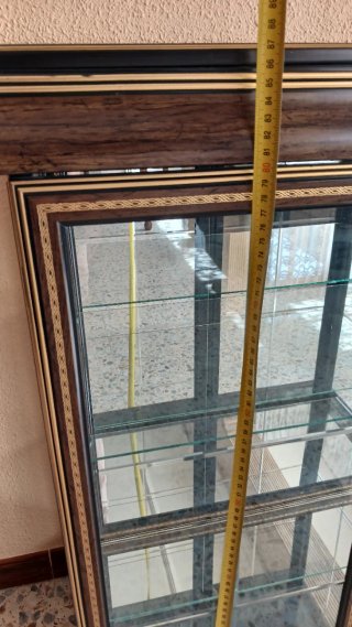 Vitrina Expositora Italiana Cristal Abatible