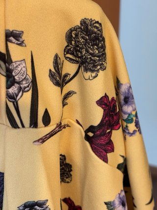 Vestido Sfera flores amarillo Talla M
