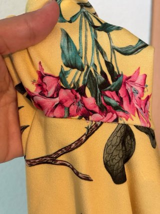 Vestido Sfera flores amarillo Talla M