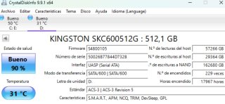 SSD Kingston 512GB