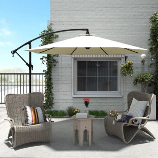 Sombrilla de Jardín Ø300cm Parasol Excéntrico