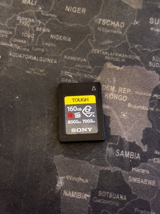 Scheda Sony CFexpress TOUGH 160GB