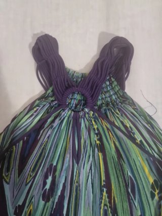 Vestido de tirantes estampado