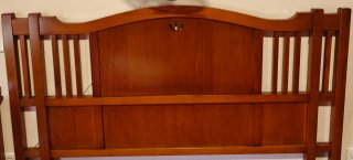 Dormitorio completo macizo para cama de 180cm anch