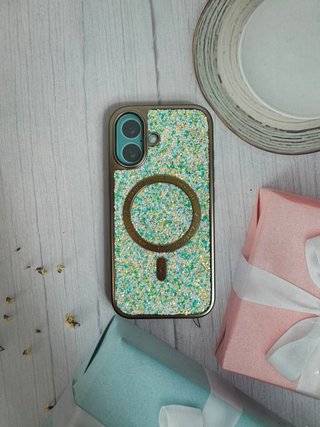 Funda Glitter iPhone 17. Precio Unidad