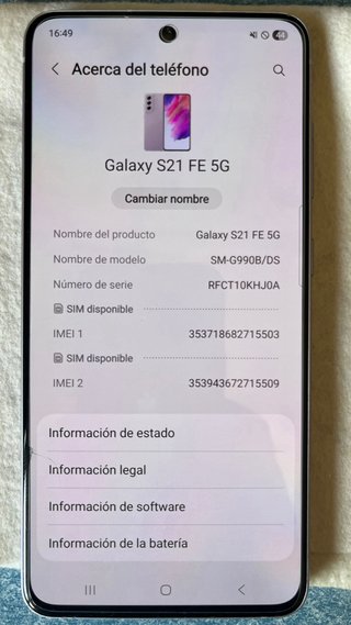 Samsung Galaxy S21 FE 5G Violeta