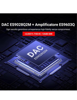 MECHEN AP10 Amplificatore Cuffie DAC ES902