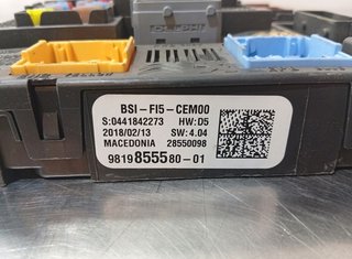 CAJA RELES / FUSIBLES OPEL GRANDLAND X BH01 98198