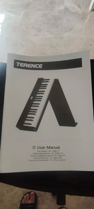 Piano 88 teclas plegable con batería
