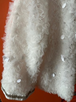 Chaqueta Zara Blanca Adornada