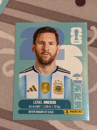 Cromo Leo Messi Mundial 2026