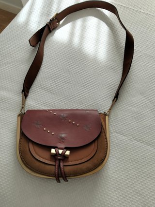 Bolso bandolera marrón