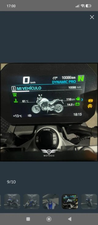 BMW F900R Azul/Blanco Moto Naked