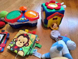 Kit juguetes bebé,sensoriales,musicales + gimnasio