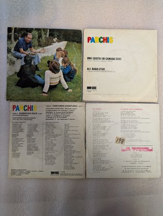 Lote 4 Vinilos 7 Infantiles Parchís