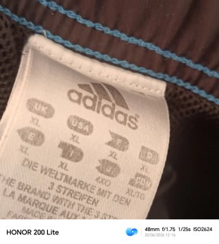 Bañador Adidas Talla XL Negro y Morado